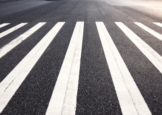 zebra crossing - stripes on road