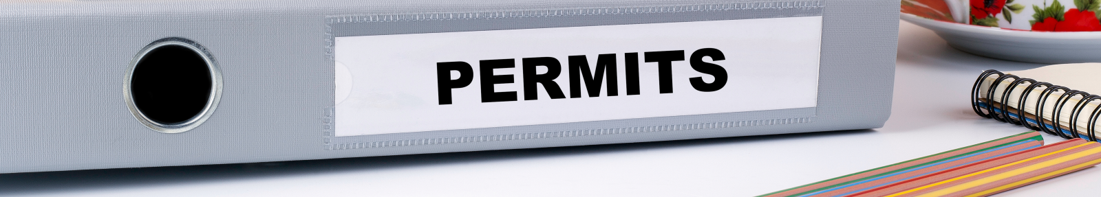 folder labelled permits